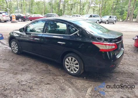 2015 Nissan Sentra S from USA, damaged, VIN 3N1AB7AP4FY360960